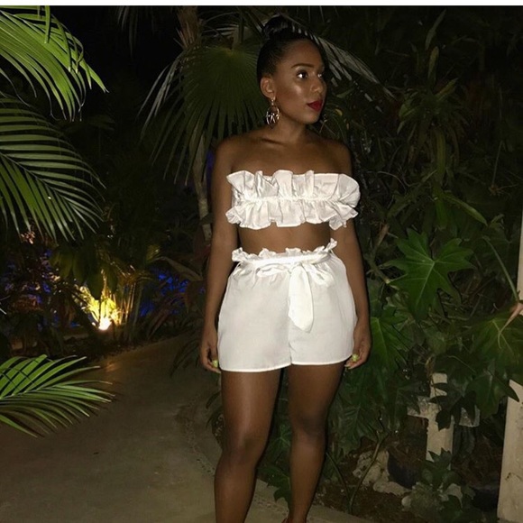 ASOS Tops - Two Piece White Set